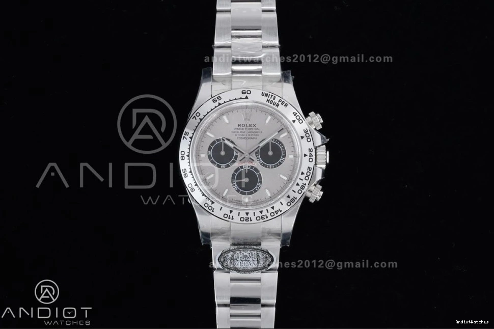 792 1:1 DD Clean Bracelet Dial Gray SS 126509 Best SmoothTexture Daytona Edition on 904L 904L 0323